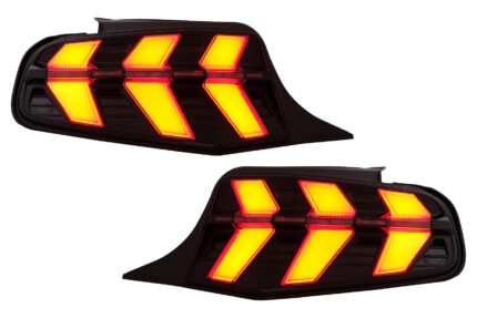 LED Taillights suitable for Ford Mustang V Pre-Facelift (2010-2012) Smoke 7 Modes with Dynamic Sequential Turning Lights