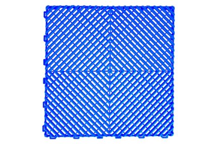 Garage Interlocking Floor Tiles Warehouse Modular Flooring Blue