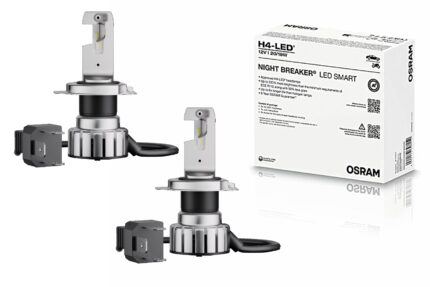OSRAM NIGHT BREAKER LED SMART H4 64193DWNBSM SET Bulb Auto Moto
