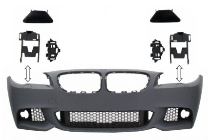 Set SRA Cover Bumper Headlights Washing System Covers suitable for BMW 5 Series F10 F11 (2010-2014) M-Tech Design