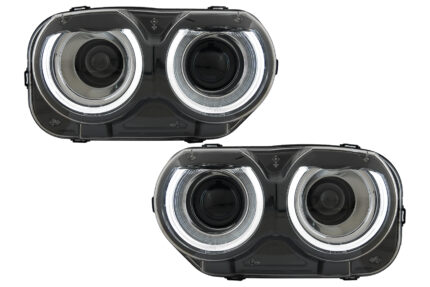 LED Headlights suitable for Dodge Challenger (2015-2023) Black