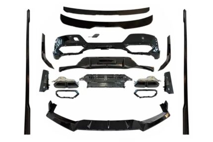Aero Body Kit suitable for BMW 7 Series G70 (2022 - up ) M-Tech Black Knight Design Piano Black