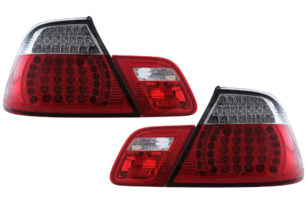 LED Taillights suitable for BMW 3 Series E46 Cabrio (2000-03.2003) Red White